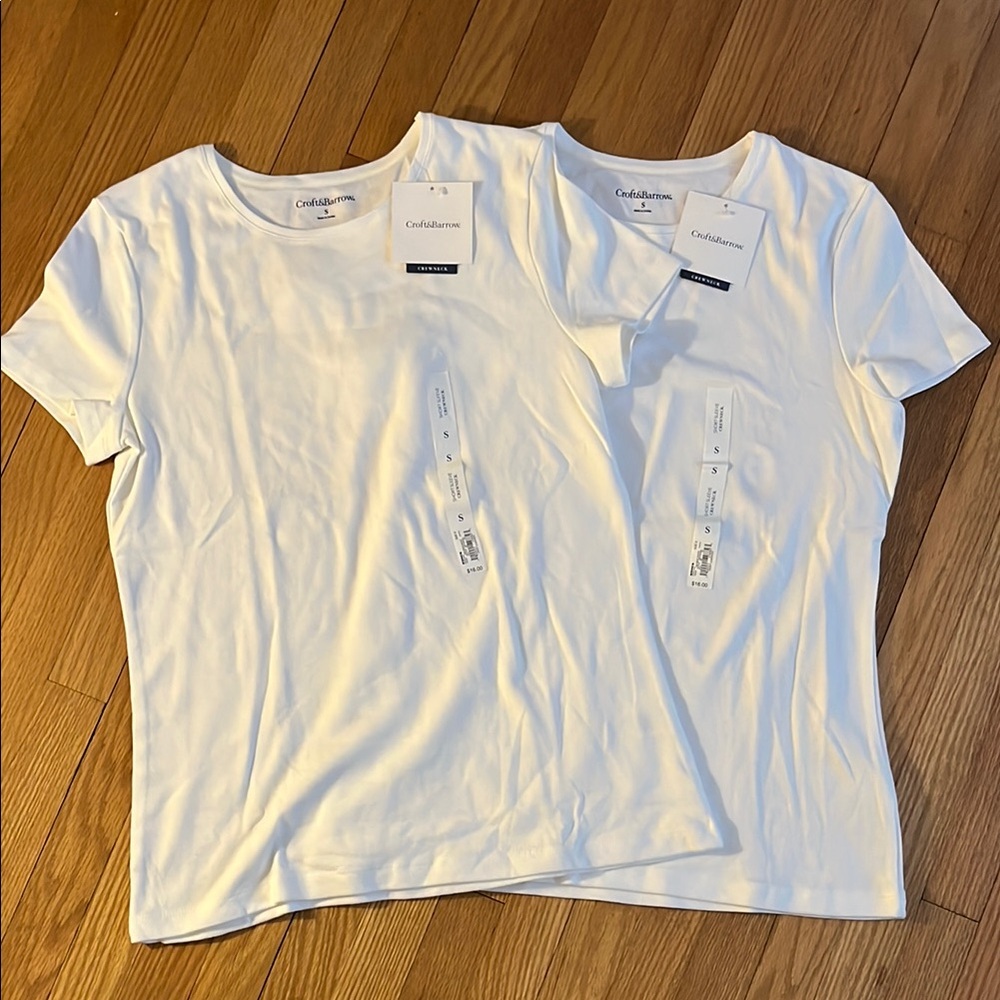 2 Croft & Barrow Shirts Size Small - New with Tags